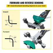 Load image into Gallery viewer, Amocart HVAC Refrigeration Manual Copper Ratcheting Pipe Bender Kit with 7 Dies 8-22mm 90° Inward &amp; Outward Tube Bending Tools

