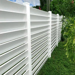 Outdoor Aluminum Louver Fence Panels Modern Design Privacy Security Fencing Heavy Duty Garden Yard Fence Customizable