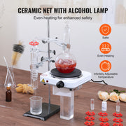 Bild in Galerie-Viewer laden, SucceBuy Essential Oil Distillation Kit 500ml 2L Distillation Apparatus 3.3 Boro Lab Glassware Distillation Kit w/ Heat Plate
