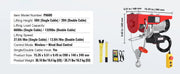 Load image into Gallery viewer, SucceBuy 1320 lbs Electric Hoist Crane with 328 ft Wireless 40 ft Single Cable Lifting Height Electric Lift Hoist for Factory
