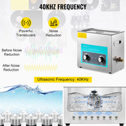 Load image into Gallery viewer, SucceBuy 6L Knob Ultrasonic Vinyl Record Cleaner Portable Washing Machine Ultrasound Dishwasher Contact Lenses Dental Jewelry
