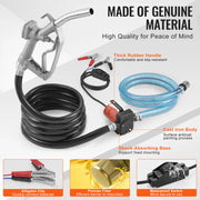 Load image into Gallery viewer, Amocart Fuel Transfer Pump 12V DC 5GPM / 8GPM / 12GPM Portable Type Electric Diesel Transfer Pump for Diesel Methanol Blends
