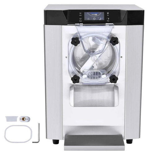 Amocart Commercial Ice Cream Machine Ice Cream Maker Stainless Steel Cylinder LED Panel Auto Clean Pre-cooling for Restaurant