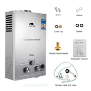 Load image into Gallery viewer, Tankless Instant Gas Water Heater Low Zero Water Pressure LPG Natural Gas Household Bathroom Shower
