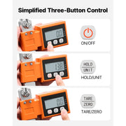 Load image into Gallery viewer, Amocart 1100Lbs/500kg Digital Crane Scale Industrial Hanging Scale with LCD Display 0.2lbs Division &amp; 3 Unit Switch for Garage
