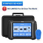 XTOOL X100 PAD3SE Key Programming Tools X100 PAD3 Elite IMMO Programmer All Keys Lost Add Keys ECU Coding All System Diagnostic
