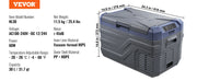 Charger l'image dans la visionneuse de galerie, Amocart 8L to 75L Car Refrigerator Fridge Portable Icebox Single&amp;Dual Zone w/Blue Tooth Temp Adjustable for Outdoor Camping RV
