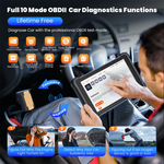 THINKCAR THINKSCAN 689BT CANFD DOIP OBD2 Diagnostic Tool 34 Reset Car Scanner Full System ECU Coding Bi-Directional Control Scan