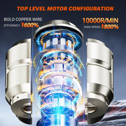 Load image into Gallery viewer, SZUK New Powerful Car Vacuum Cleaner Mini blower Handheld Cleaning Machine with LED Light Portable Wireless Vacuum Cleaner Car
