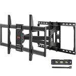 Amocart Full Motion TV Mount Fit for 26-90in TVs Swivel Tilt Horizontal Adjustment TV Wall Mount Bracket W/ Articulating Arms