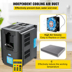 Amocart 2.2/3/4/7.5KW VFD Frequency Inverter 110V/220V1/3P Input 3P Output VariableFrequency Drive CNC Motor Inverter Converter