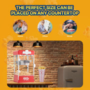 Charger l'image dans la visionneuse de galerie, SucceBuy Machine à Popcorn Commerciale 4Oz pour Comptoir, Comprend une Machine à Popcorn de Table 1,5 Gal par Lot
