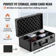 Load image into Gallery viewer, SucceBuy Graded Card Storage Box 4 Slots or 5Slots with Key Lock or Coded Lock Foam Dividers for 96/108/120/162 PSA Graded Cards
