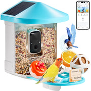 Load image into Gallery viewer, Amocart Smart Bird Feeder with Camera 2KHD AI Identify 10000+ Bird Species Solar-Powered Bird Watching Camera with Auto Capture
