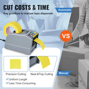 Load image into Gallery viewer, Amocart ZCUT-9 Automatic Tape Cutting Machine Paper Slitting Dispenser 6-60mm Adhesive Electric Tape Cutter for Product Package
