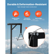 Bild in Galerie-Viewer laden, SucceBuy 400/500/600Lbs Truck Hitch Game Hoist with &amp; Adjustable Height Hunting Deer Hoist Winch for Skinning &amp; Cleaning Game
