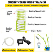 Bild in Galerie-Viewer laden, SucceBuy 20L-70L Alcohol Distiller Machine Beer Brewing Equipment DIY Wine Moonshine Apparatus Dispenser Kit Home Appliance
