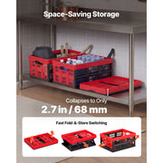 Load image into Gallery viewer, Amocart 32L 3 Packs Plastic Collapsible Storage Bins Stackable Folding Storage Crates Space-Saving Baskets for Home Organizing
