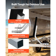 Load image into Gallery viewer, SucceBuy Boat Trailer Guides 2PCS High-Hardness Steel Trailer Guide-Ons Fits C-Channel Bunk-Style Pontoon Trailers/V-Hull Boats
