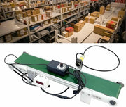 Load image into Gallery viewer, Customization 16*100cm Small Desktop Conveyor Belt Automatic Counter DIY Small Production Line Friction Experimental Device
