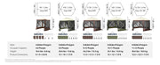 Load image into Gallery viewer, Amocart Pop Up Gazebo Tent, Pop-Up Screen Tent 6 Sided Canopy Sun Shelter with 6 Removable Privacy Wind Cloths &amp; Mesh Windows
