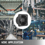 Amocart Commercial Industrial Ventilation Extractor Exhaust Fan 10" 12" Air Blower High Speed Low Noise for Workshop Warehouse