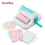 Amocart 6/9in Manual Die Cutting Embossing Machine Portable Cut Machines Opening Scrapbooking Machine Full Kit For Arts Crafts