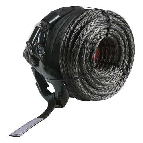 26500/32000Lbs Synthetic Winch Rope Truck Boat Replacement Line Cable Rope with Forged Hook ATV Car Outdoor Accessories
