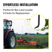 Bild in Galerie-Viewer laden, SucceBuy Box Blade Shank Scarifier Shank Ripper Shank with Removable Tapered Teeth and Pins for Replacement Digging Plowing
