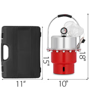 Charger l'image dans la visionneuse de galerie, SucceBuy Kit de purgeur de frein à pression d'air pneumatique, outil de changement d'huile de liquide de frein de voiture avec réservoir de 5L pour la purge du système de freinage et d'embrayage
