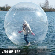 Charger l'image dans la visionneuse de galerie, SucceBuy Boule gonflable à marcher sur l'eau de 2M avec pompe à air, en PVC, imperméable, pour parc d'attractions et piscine
