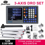 Ultra-accurate Dro NT800 3 Axis Kit AC90-260V & 50-1000mm Linear Glass Scale Encoder Digital  Ruler for Lathe Milling Machines