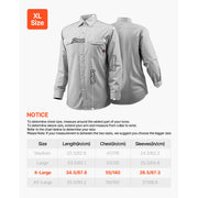 Load image into Gallery viewer, SucceBuy Flame Resistant Welding Jacket 7oz. FR Shirts for Men Machine Washable Cotton Heat-Resistant Welding Shirt - XL Size - AMOCART
