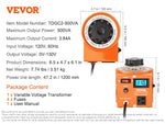 Amocart 500VA-3000VA Auto Variable Voltage Transformer 4 Extra Fuse 110V Input 0-130V Output AC Voltage Regulator Power Supply