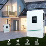 HLTNC Hybrid Solar Inverter 3.6kw 5.5kw 6.5kw 220v Pure Sine Wave Inverter 24V 48V On Grid Solar Charge Home Inversor with WiFi