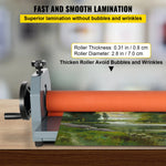 Amocart 39.3"x0.71" Manual Cold Roll Laminator Machine Document Plasticizer Fits for Poster Painting Photo Book Cover A3 A4