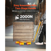 Load image into Gallery viewer, SucceBuy 8800 lbs Machinery Moving Skat Dolly with 360° Cap &amp; PU Swivel Rollers Industrial Machine Mover for Warehouse Workshop - AMOCART

