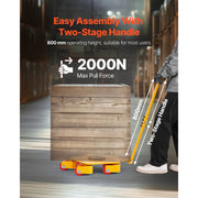 Load image into Gallery viewer, Amocart 8800 lbs Machinery Moving Skat Dolly with 360° Cap &amp; PU Swivel Rollers Industrial Machine Mover for Warehouse Workshop
