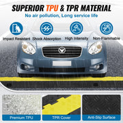 Load image into Gallery viewer, SucceBuy Cable Protector Ramp 1/3/5 PCS 2Channel Heavy Duty Wire Cord Cover Ramp with TPR Flip-Open Top Cover Traffic Speed Bump - AMOCART
