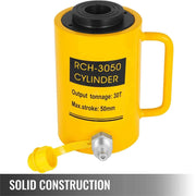 Load image into Gallery viewer, Amocart 20T/30T/60T Hollow Plunger Hydraulic Cylinder Jack Single Acting Ram Cylinder 100mm Heavy Duty Lifting Tool
