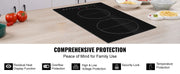 Load image into Gallery viewer, SucceBuy 2 Burners Electric Induction Cooktop Stove Hob Built-in Burner Cooker Sensor Touch Control Magnetic Cooker Hot Plate
