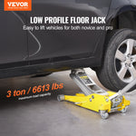 SucceBuy 3T/2T Floor Jack Aluminum Hydraulic Racing Floor Jack Hydraulic Car Jack with Dual Piston  Lift Pump for Auto Repaire