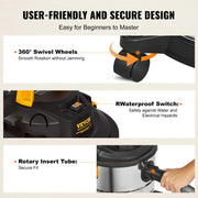 Load image into Gallery viewer, Amocart Stainless Steel Wet Dry Shop Vacuum Wet  Dry Vac Powerful Suction  Small Shop Vac Perfect for Carpet Debris  Pet  Hair
