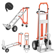 Load image into Gallery viewer, SucceBuy 1000 lbs 4 in 1 Hand Truck Convertible Dolly with Non-Slip Handle Aluminum Alloy Portable Trolley for Moving Home
