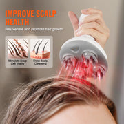 Bild in Galerie-Viewer laden, SucceBuy Electric Scalp Massager Rechargeable Head Massager Hair Growth Waterproof Portable Kneading Electric Scalp Scratcher
