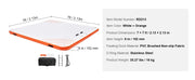 Load image into Gallery viewer, SucceBuy Inflatable Floating Dock Non-Slip Water Floating Dock Mat with Detachable Ladder Floating Platform Island Raft for Pool
