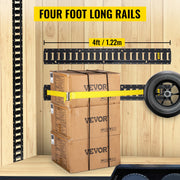 Load image into Gallery viewer, SucceBuy E-Track Tie-Down Rail, 4/6/16/28Pcs 4/6/16/28Ft Steel Rails w/ Standard 1" x 2.5" Slots, Compatible wwith O and D Rings - AMOCART
