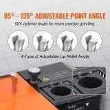 Load image into Gallery viewer, Amocart Drill Bits Sharpener 3-13mm Mill Grinder Sharpener Sharpening Angle Grinder with 11 Collets For Factory Workshop
