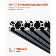 Load image into Gallery viewer, Amocart Linear Rail 4-5 PCS 1000mm/1200mm/1500mm/2000mm T Slot 2040 Aluminum Extrusion Profile for 3D Printer, CNC Machine DIY
