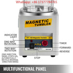 Amocart KT-185 Magnetic Tumbler Jewelry Polisher Mini Metal Finisher Finishing Machine 110V/220V Gold Precision Parts Polisher